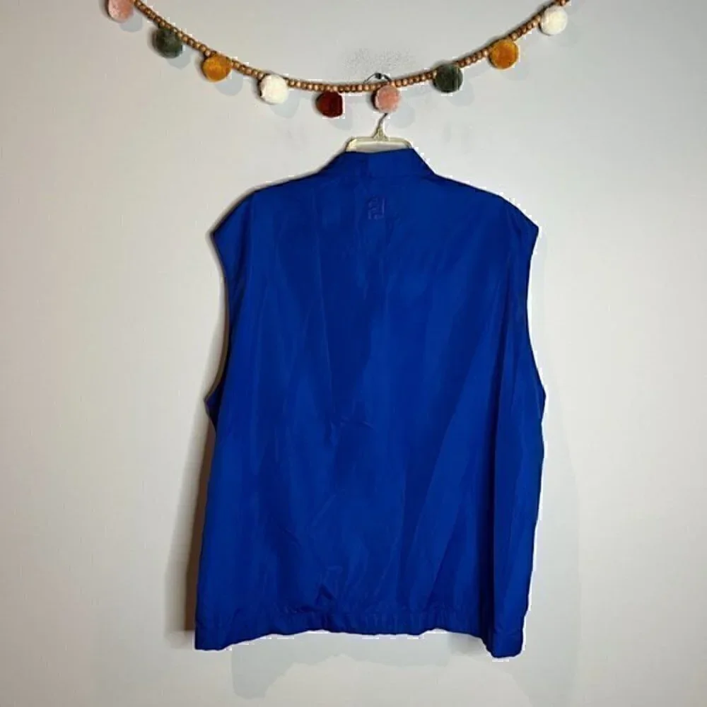 FootJoy blue pullover golf vest